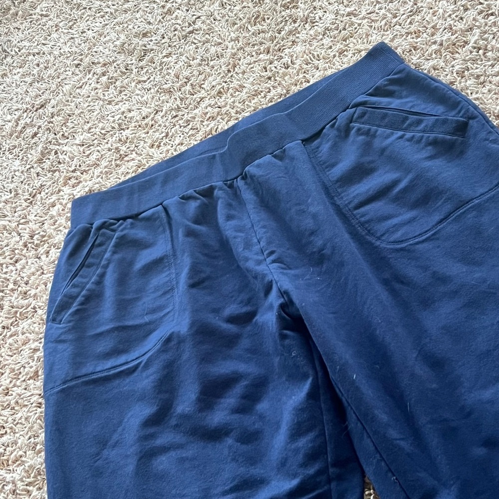 Christopher & Banks Petite Navy Blue Wide Leg Lounge Pants P/XL